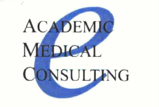 E ACADEMIC MEDICAL CONSULTING logo