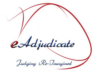 E-ADJUDICATE JUDGING RE-IMAGINED logo