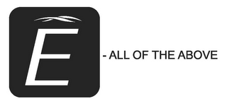 E - ALL OF THE ABOVE logo