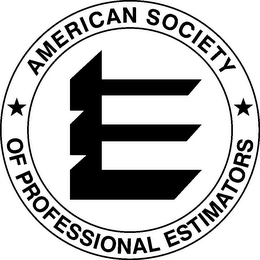 E AMERICAN SOCIETY OF PROFESSIONAL ESTIMATORS logo