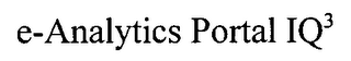 E-ANALYTICS PORTAL IQ3 logo