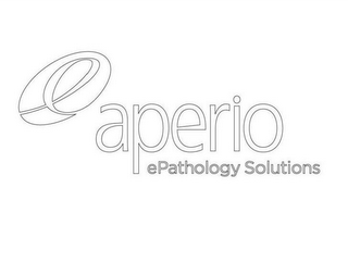 E APERIO EPATHOLOGY SOLUTIONS logo