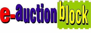 E-AUCTION BLOCK logo