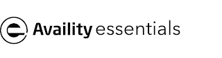 E AVAILITY ESSENTIALS logo