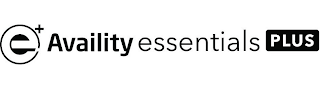 E AVAILITY ESSENTIALS PLUS logo