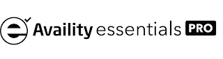 E AVAILITY ESSENTIALS PRO logo