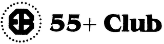 E B 55+ CLUB logo
