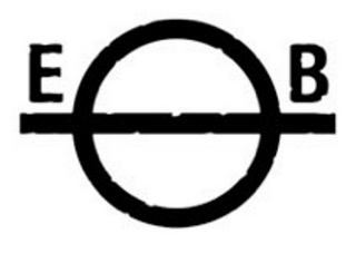E B logo