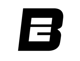 E B logo