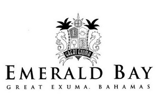 E B GREAT EXUMA EMERALD BAY GREAT EXUMA. BAHAMAS logo
