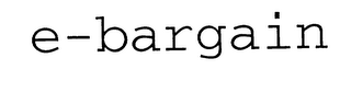 E-BARGAIN logo