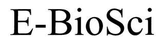 E-BIO-SCI logo