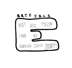 E BRTFIQCS BEST REAL TYGER FIRE ICE QUESTEXK CYBER SPORTY logo