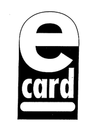 E CARD logo