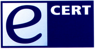 E CERT logo