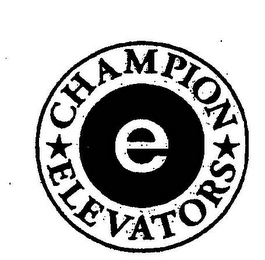 E CHAMPION ELEVATORS logo