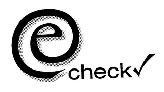 E CHECK logo