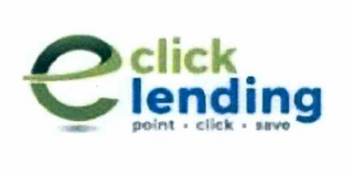 E CLICK LENDING POINT  ·  CLICK  ·    SAVE logo