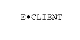E CLIENT logo