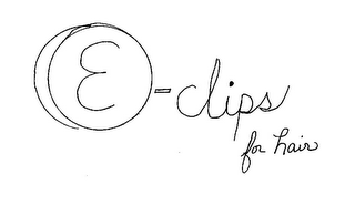 E-CLIPS FOR HAIR logo