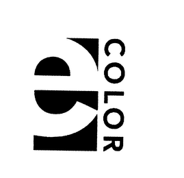 E COLOR logo