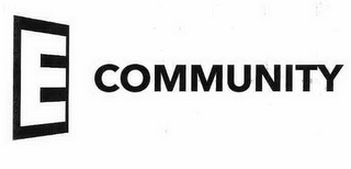 E COMMUNITY logo