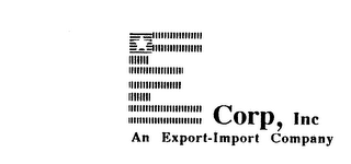 E CORP, INC AN EXPORT-IMPORT COMPANY logo