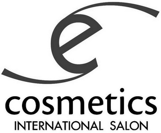 E COSMETICS INTERNATIONAL SALON logo