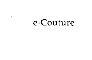 E-COUTURE logo