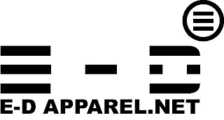 E - D E-D APPAREL.NET logo