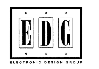 E D G ELECTRONIC DESIGN GROUP logo