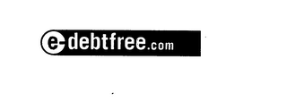 E DEBT FREE.COM logo