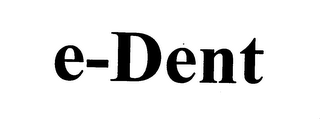 E-DENT logo