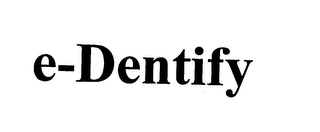 E-DENTIFY logo