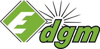 E DGM logo