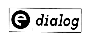 E DIALOG logo