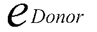 E DONOR logo