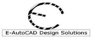 E E-AUTOCAD DESIGN SOLUTIONS logo