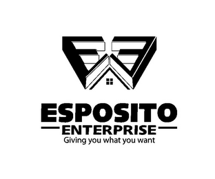 E E ESPOSITO ENTERPRISE GIVING YOU WHAT YOU WANT logo