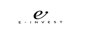 E E-INVEST logo