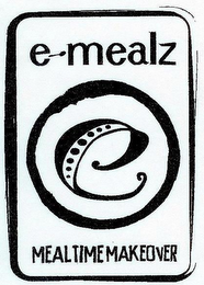 E E-MEALZ MEALTIME MAKEOVER logo