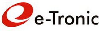 E E-TRONIC logo