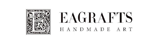 E EAGRAFTS HANDMADE ART logo