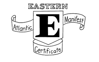 E EASTERN ATLANTIC MANIFEST CERTIFICATE