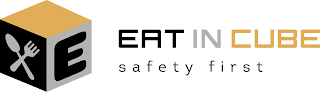E EAT IN CUBE SAFETY FIRST logo