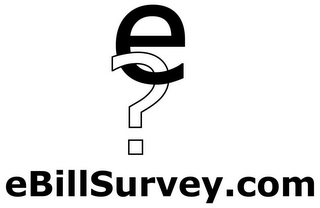 E ? EBILLSURVEY.COM logo