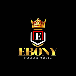 E EBONY FOOD & MUSIC logo