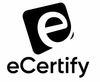 E ECERTIFY logo
