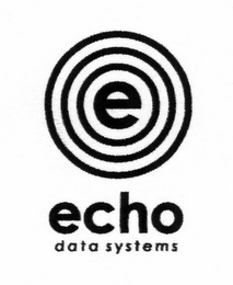 E ECHO DATA SYSTEMS logo