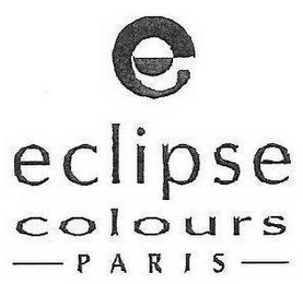 E ECLIPSE COLOURS PARIS logo